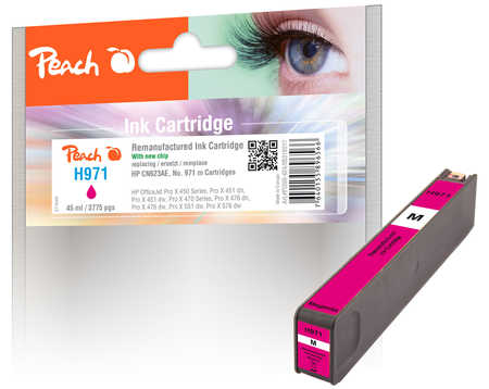 Peach  Tintenpatrone magenta kompatibel zu HP OfficeJet Pro X 450 Series