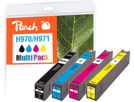 Peach  Spar Pack Tintenpatronen kompatibel zu HP OfficeJet Pro X 450 Series