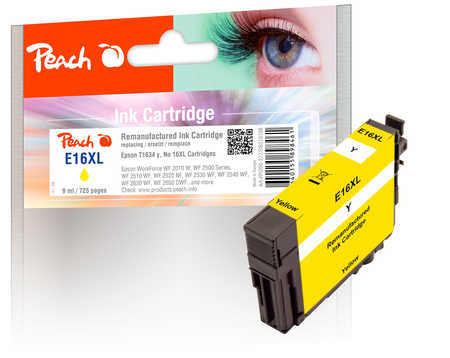 Peach  Tintenpatrone gelb, kompatibel zu Epson WorkForce WF-2540 WF