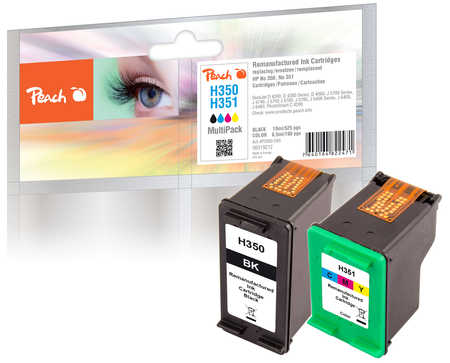 Peach  Spar Pack Druckköpfe kompatibel zu HP PhotoSmart C 4599