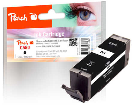 Peach  Tintenpatrone schwarz kompatibel zu Canon Pixma MG 7100 Series