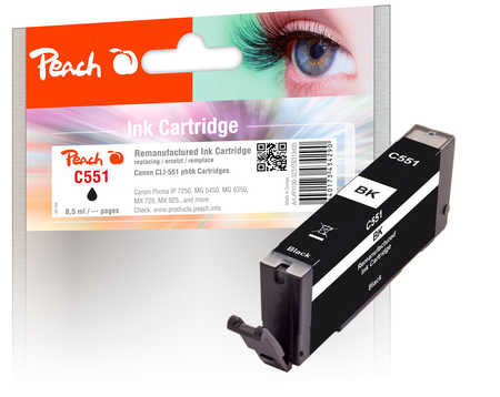 Peach  Tintenpatrone foto schwarz kompatibel zu Canon Pixma MG 7100 Series