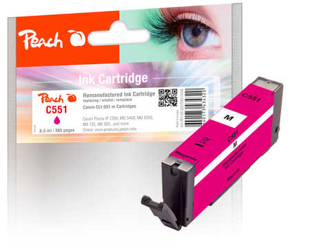 Peach  Tintenpatrone magenta kompatibel zu Canon Pixma MX 925
