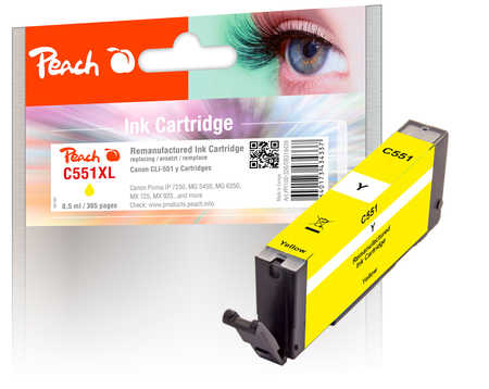 Peach  Tintenpatrone gelb kompatibel zu Canon Pixma MG 7100 Series