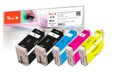 Peach  Spar Pack Plus Tintenpatronen kompatibel zu Epson WorkForce 630