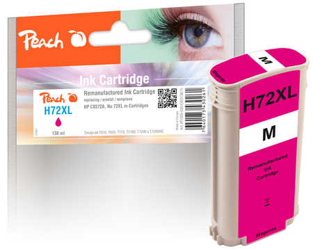 Peach  Tintenpatrone magenta kompatibel zu HP DesignJet T 1100 44 Inch