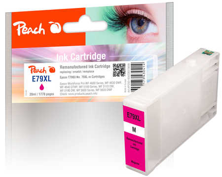 Peach  Tintenpatrone HY magenta kompatibel zu Epson WorkForce Pro WF-4640 DTWF