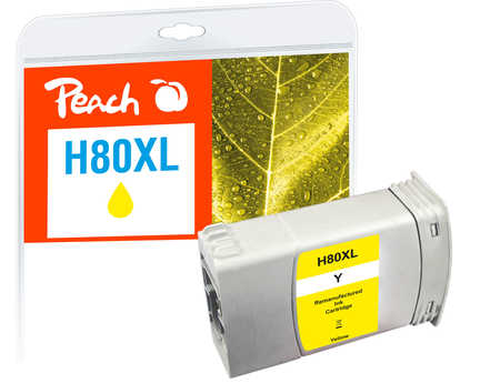 Peach  Tintenpatrone gelb kompatibel zu HP DesignJet 1055 CM