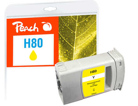 Peach  Tintenpatrone gelb kompatibel zu HP DesignJet 1055 CM