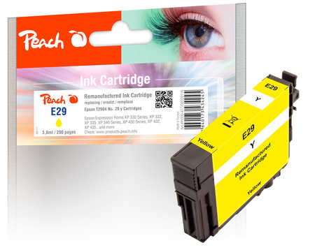 Peach  Tintenpatrone gelb kompatibel zu Epson Expression Home XP-350 Series