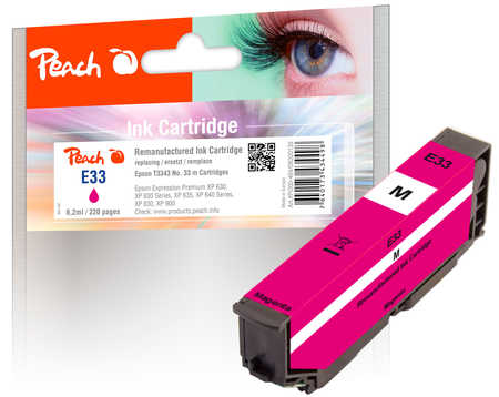 Peach  Tintenpatrone magenta kompatibel zu Epson Expression Premium XP-630 Series