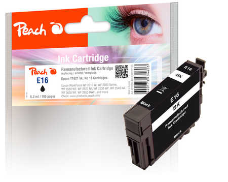 Peach  Tintenpatrone schwarz kompatibel zu Epson WorkForce WF-2540 WF