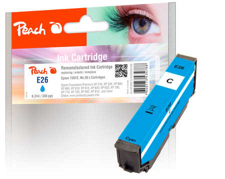 Peach  Tintenpatrone cyan kompatibel zu Epson Expression Premium XP-510