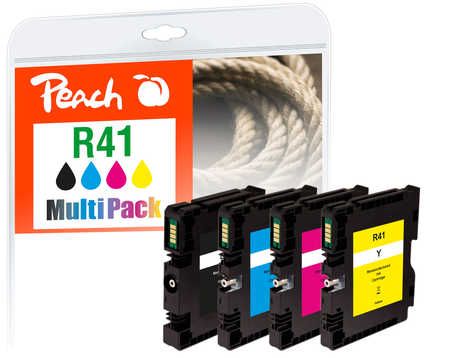 Peach  Spar Pack Tintenpatronen kompatibel zu Ricoh Aficio SG 3100 snw