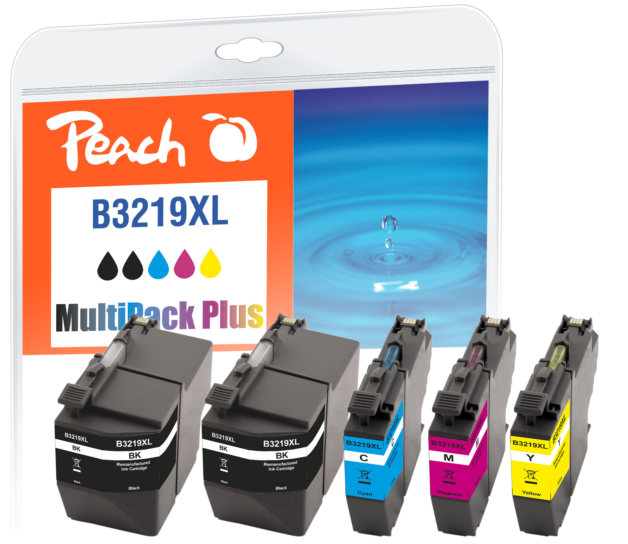 Peach  Spar Pack Plus Tintenpatronen, kompatibel zu Brother MFCJ 5930 DW