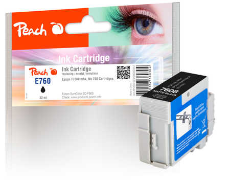 Peach  Tintenpatrone matte schwarz kompatibel zu Epson SureColor SCP 600