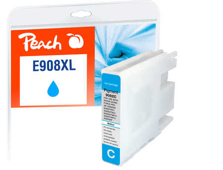 Peach  Tintenpatrone XL cyan kompatibel zu Epson WorkForce Pro WF-6090 DTWC