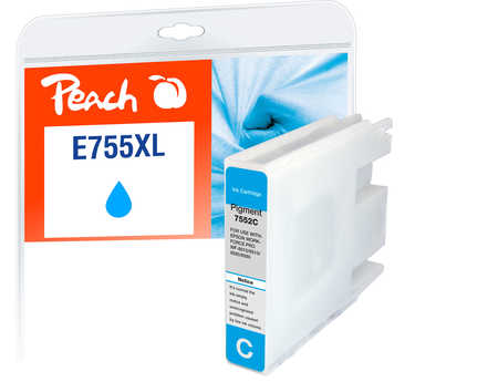 Peach  Tintenpatrone XL cyan kompatibel zu Epson WorkForce Pro WF-8590 DTWF