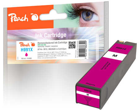 Peach  Tintenpatrone magenta extra HC kompatibel zu HP PageWide Managed P 77740 zs