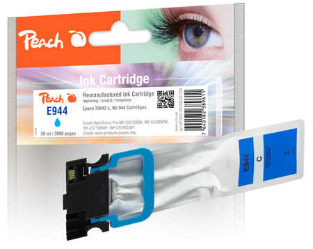 Peach  Tintenpatrone cyan kompatibel zu Epson WorkForce Pro WFC 5790 DWF