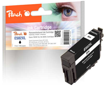 Peach  Tintenpatrone schwarz kompatibel zu Epson Expression Home XP-5155
