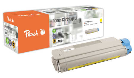 Peach  Tonermodul gelb kompatibel zu OKI C 5600 DN