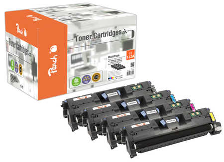 Peach  Spar Pack Tonermodule kompatibel zu HP Color LaserJet 2550 N