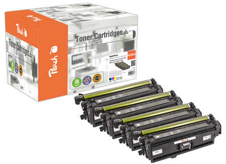 Peach  Spar Pack Tonermodule kompatibel zu HP Color LaserJet Managed MFP M 577 Series