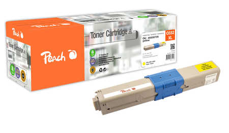 Peach  Tonermodul gelb kompatibel zu OKI MC 363 DNW
