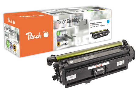 Peach  Tonermodul cyan kompatibel zu HP Color LaserJet Enterprise M 553 dn