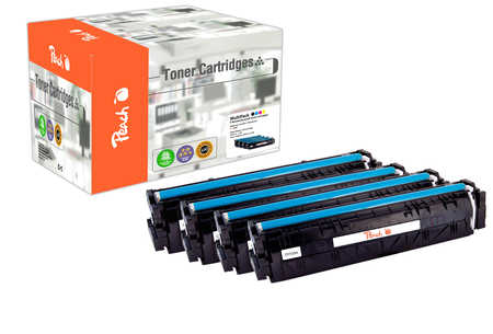 Peach  Spar Pack Tonermodule kompatibel zu HP Color LaserJet Pro MFP M 181 fw