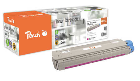 Peach  Tonermodul magenta kompatibel zu OKI C 833 N