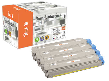 Peach  Spar Pack Tonermodule kompatibel zu OKI C 833 N
