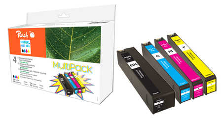 Peach  Spar Pack Tintenpatronen kompatibel zu HP OfficeJet Pro X 450 Series