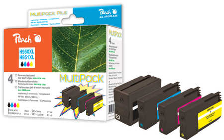 Peach  Spar Pack Tintenpatronen kompatibel zu HP OfficeJet Pro 8600 Plus e-All-in-One