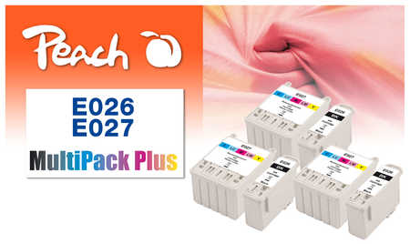 Peach  Spar Pack Plus Tintenpatronen kompatibel zu Epson Stylus Photo 810