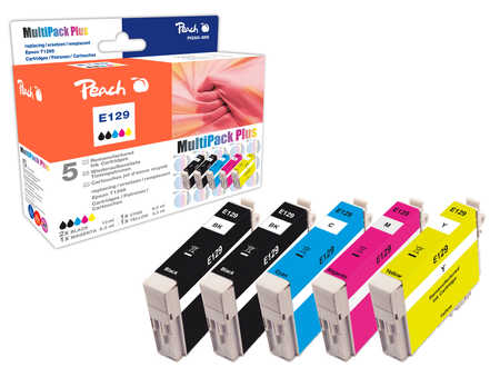 Peach  Spar Pack Plus Tintenpatronen kompatibel zu Epson WorkForce 630