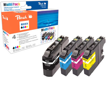 Peach  Spar Pack Tintenpatronen kompatibel zu Brother DCPJ 562 DW