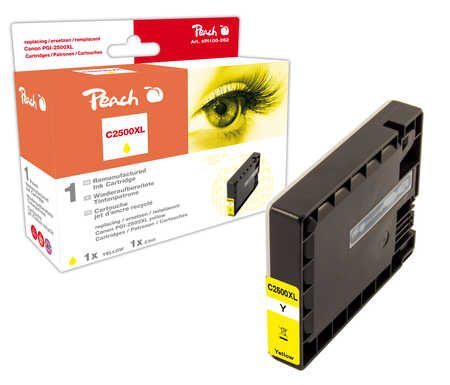 Peach  XL-Tintenpatrone gelb kompatibel zu Canon Maxify MB 5155