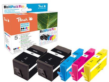 Peach  Spar Pack Plus Tintenpatronen kompatibel zu HP OfficeJet Pro 6830