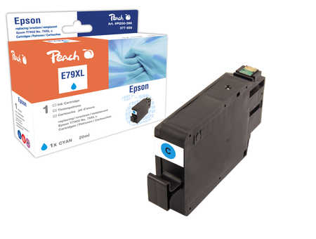 Peach  Tintenpatrone HY cyan kompatibel zu Epson WorkForce Pro WF-4640 DTWF