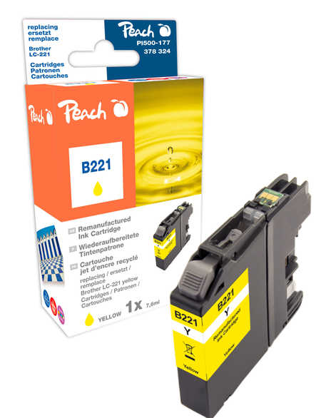 Peach  Tintenpatrone gelb kompatibel zu Brother DCPJ 562 DW