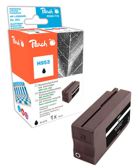 Peach  Tintenpatrone schwarz kompatibel zu HP OfficeJet Pro 8730
