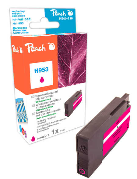 Peach  Tintenpatrone magenta kompatibel zu HP OfficeJet Pro 8725