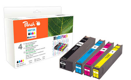 Peach  Spar Pack Tintenpatronen kompatibel zu HP PageWide Pro 477 dn