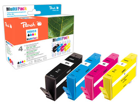 Peach  Spar Pack Tintenpatronen kompatibel zu HP OfficeJet Pro 6860 Series