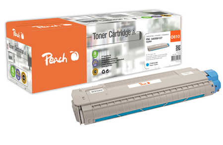 Peach  Tonermodul cyan kompatibel zu OKI C 830 DTN