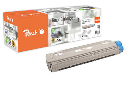 Peach  Tonermodul schwarz kompatibel zu OKI C 8800 Series