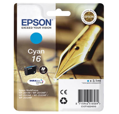 Original  Tintenpatrone cyan Epson WorkForce WF-2540 WF