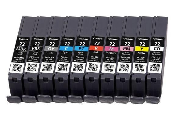 Original  Multipack Tinte PBK/GY/PM/PC/CO Canon Pixma PRO-10